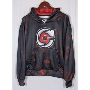 Cincinnati Cyclones Hockey Hoodie Sweatshirt Hoxworth Black Red Size Small Adult